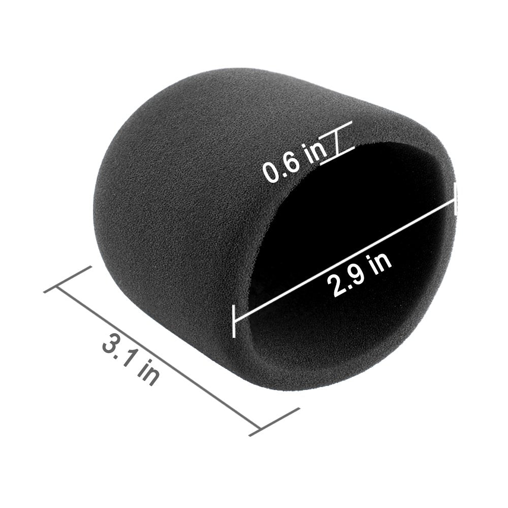 SUNMON Microphone Foam Windscreen Cover for Blue Yeti, Yeti Pro and Yeti X Microphones, the Mic Pop Filter Mask Shield also suit MXL and Audio
