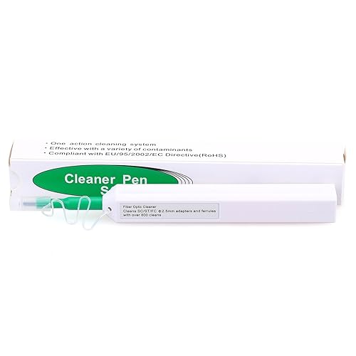 FTTH Fiber Optic Cleaner 2.5mm End-Face Optical Fiber Clean Pen Type Tools for Cleaning The Ferrule of SCFCST Cable Connectors
