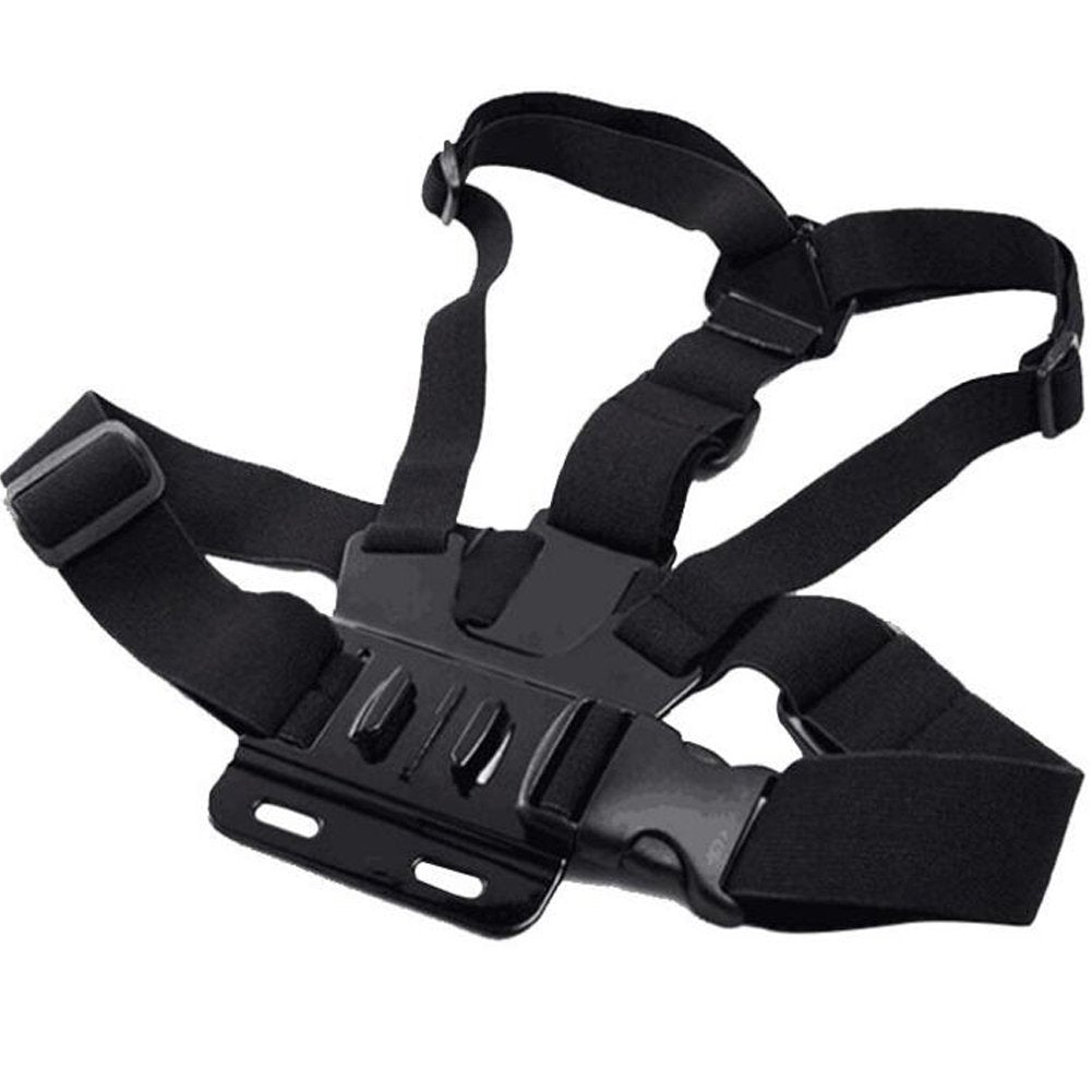 Walway Adjustable Chest for Mount Harness Most Action Cameras, Fully Adjustable Strap Size