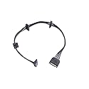 ELFJMZP SATA 15PIN Male to 4 SATA 15 Pin Female Power Splitter 1 to 4 Serial ATA Powered Expansion Cable for PC/NAS/Server SSD/HDD, DVD/CD-ROM - 20.5
