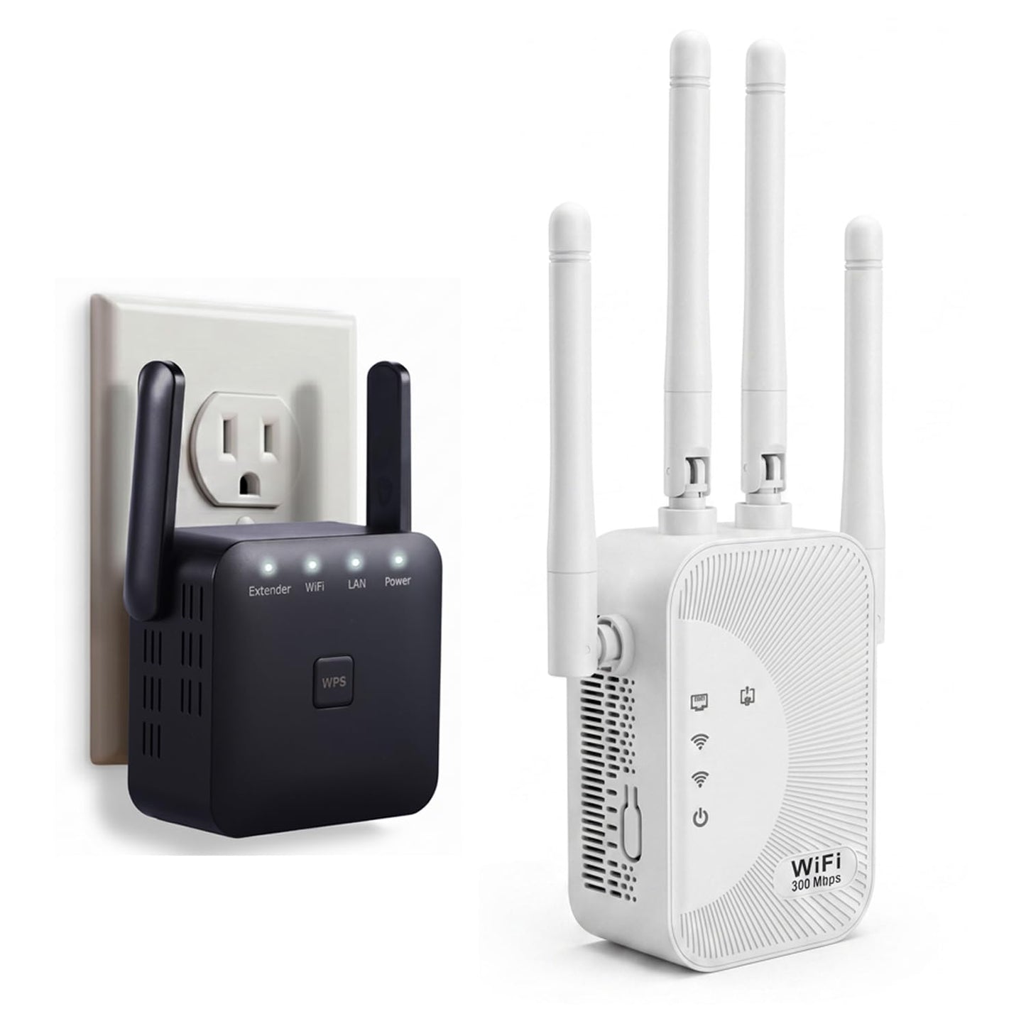 2026 Fastest WiFi Extender Signal Booster Covers 10000 Sq.ft and 80 Devices 2.4GHz High Speed WiFi Repeater with Ethernet Port Eliminate Dead Zones