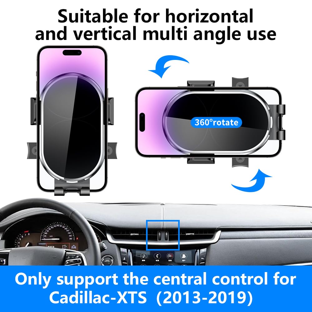 YEGZA Car Phone Holder for Cadillac XTS 2013 2014 2015 2016 2017 2018 2019 Auto Accessories Navigation Bracket Interior Decoration Dashboard Cell