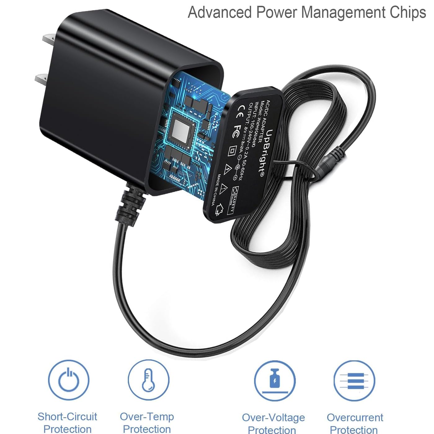 UpBright 6V AC/DC Adapter Compatible with Channel Lock 33652 33653 PLSL-165 PLSL-165B RapidFire Rapid Fire Cordless Power Screwdriver 4V Lithium Ion…