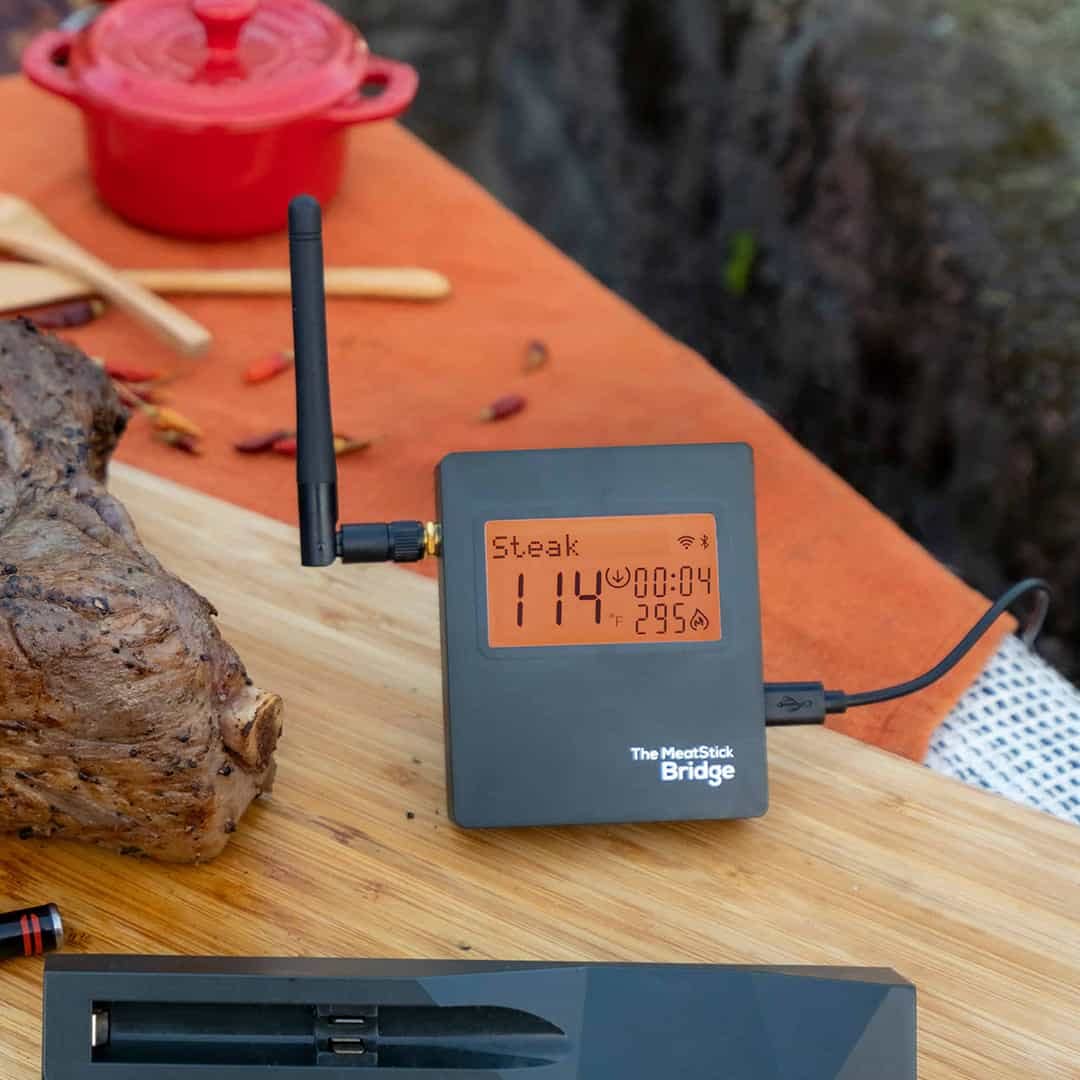 WiFi Travel Pack | WiFi Bridge + Carrying Case Pro | Unlimited Wireless Range Device and Portable Protector for All MeatStick Wireless Meat
