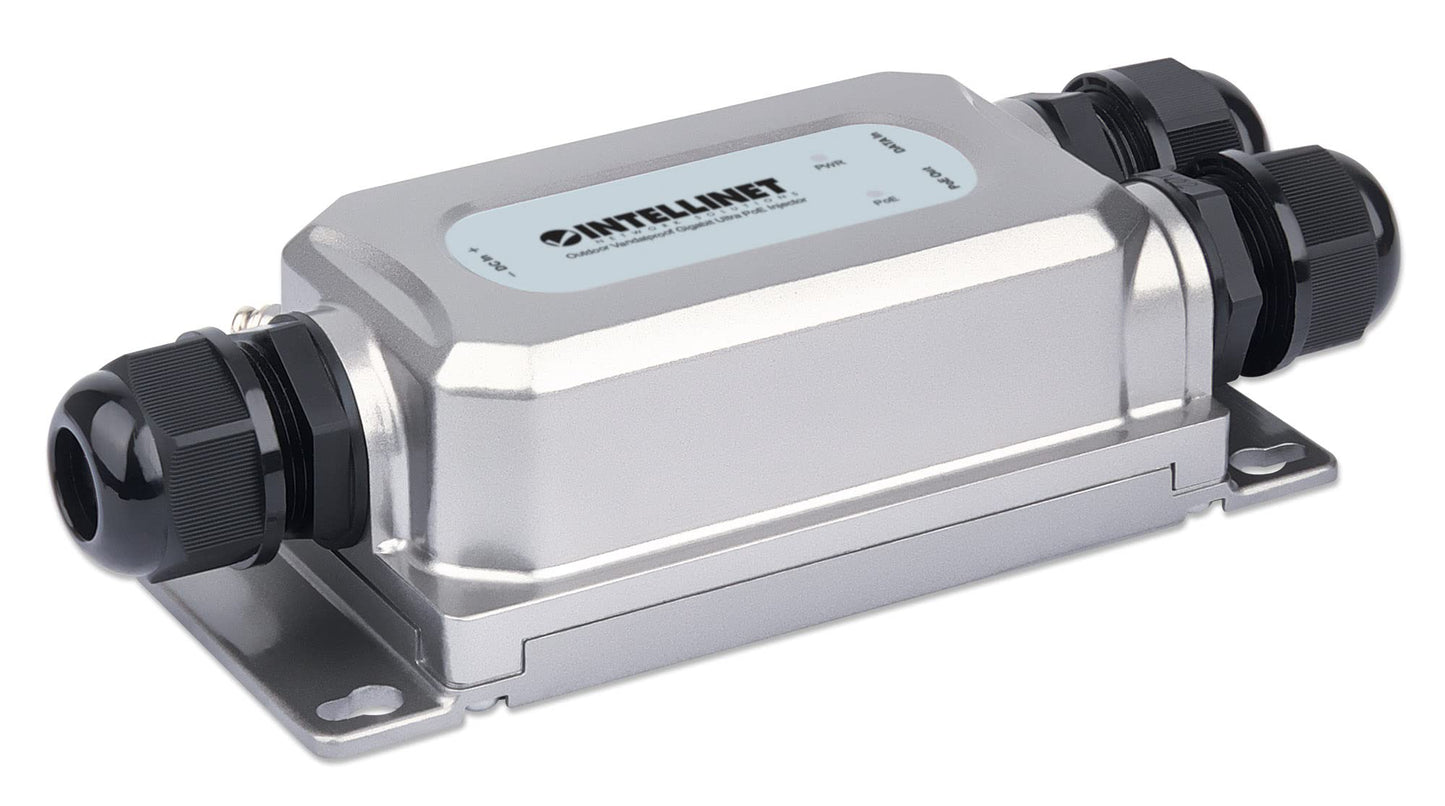 Intellinet Outdoor Gigabit PoE++ Injector, 60W, IP67, IK10, 1-Port