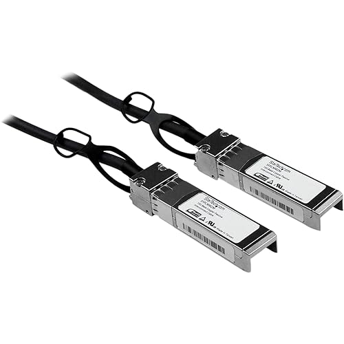 StarTech.com Cisco SFP-H10GB-CU2M Compatible 2m 10G SFP+ to SFP+ Direct Attach Cable Twinax - 10GbE SFP+ Copper DAC 10 Gbps Low Power Passive