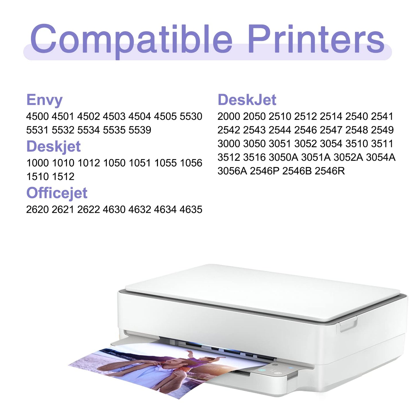 RETCH Remanufactured 61 XL Ink Cartridges Replacement for 61XL HP 61 Works with HP Envy 4500 4502 5530 DeskJet 2540 2541 2546 2549 3050 3510 OfficeJet