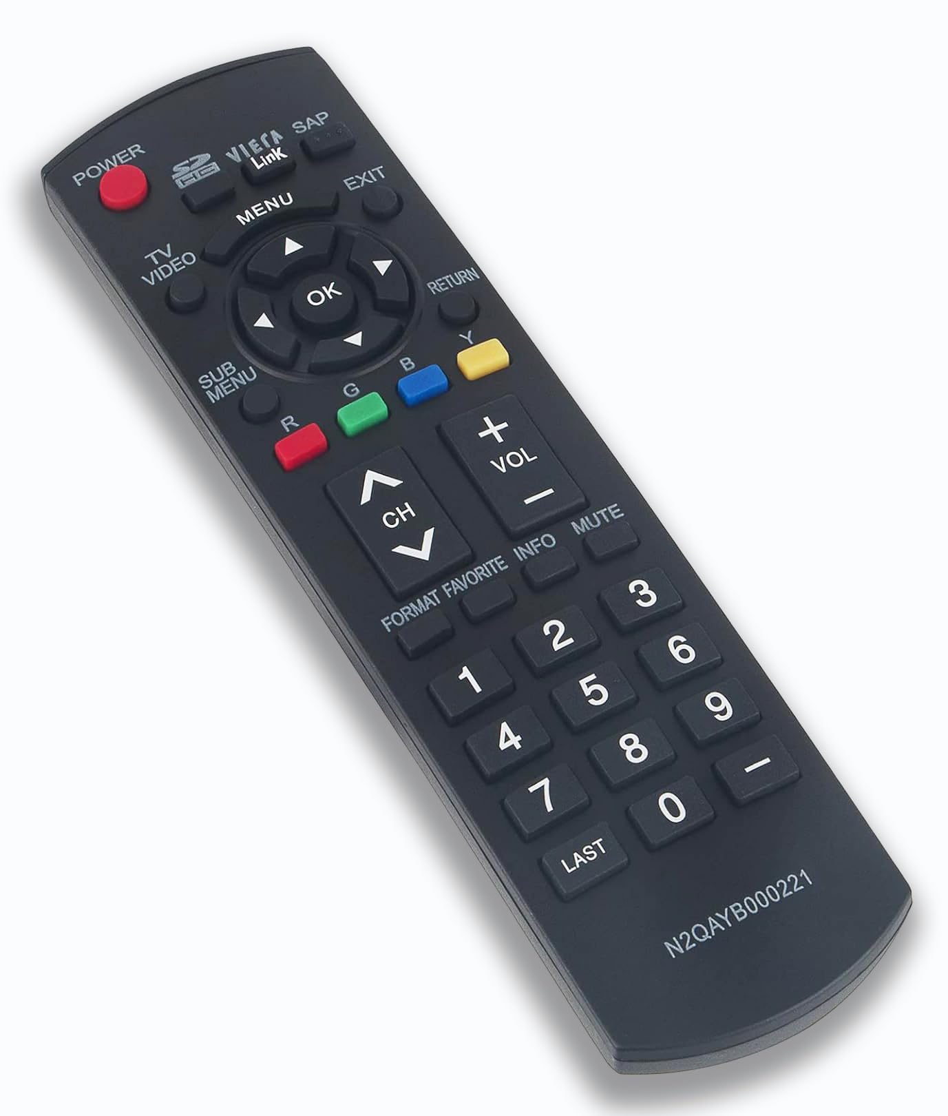 Replacement Remote Control for Panasonic Viera Plasma TV TH-M50HD18 TC-32LX85 TC-37LZ85 TH-42PZ80U TH-46PZ80U TH-50PZ80U TH-50PE8U TH-C50HD18
