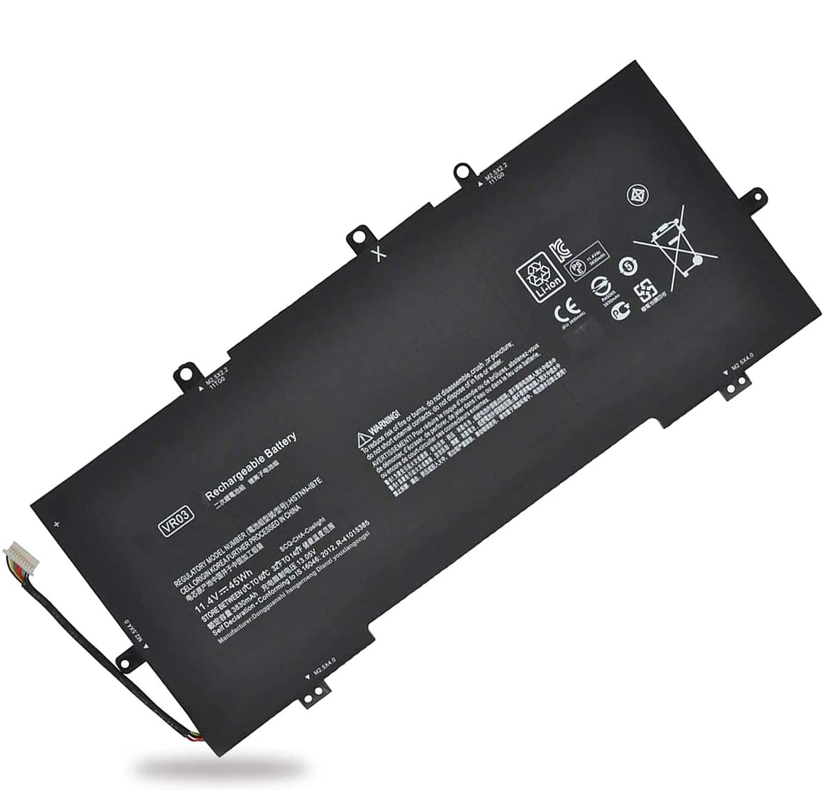 VR03XL VR03 Laptop Battery Replacement for HP Envy 13-d 13-d000 13-d010nr 13-d008na 13-d053s3 13-d040wm 13-d049tu 13-d040nr 13-d010nr 13-d022tu