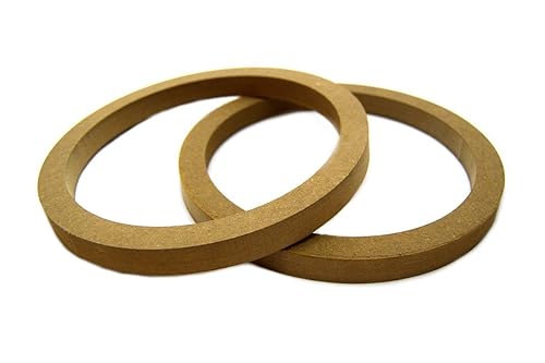 2 PCS 8" MDF Speaker Ring RING-8R Speaker MOUNTING Spacer Rings for Fiberglass