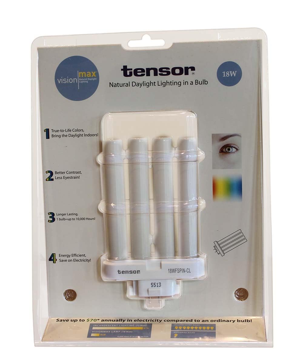 HomeConcept 18 Watt Full Spectrum CFL Replacement Bulb (4 pin, G24Q Base) by VisionMax