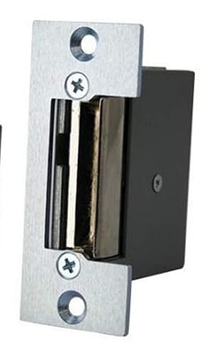 Electric Door Strike Remote Unlock Mechanism for Security Alarms, Keypad Entry, & Audio Video Door Phone Intercom Systems (12V DC)