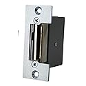 Electric Door Strike Remote Unlock Mechanism for Security Alarms, Keypad Entry, & Audio Video Door Phone Intercom Systems (12V DC)