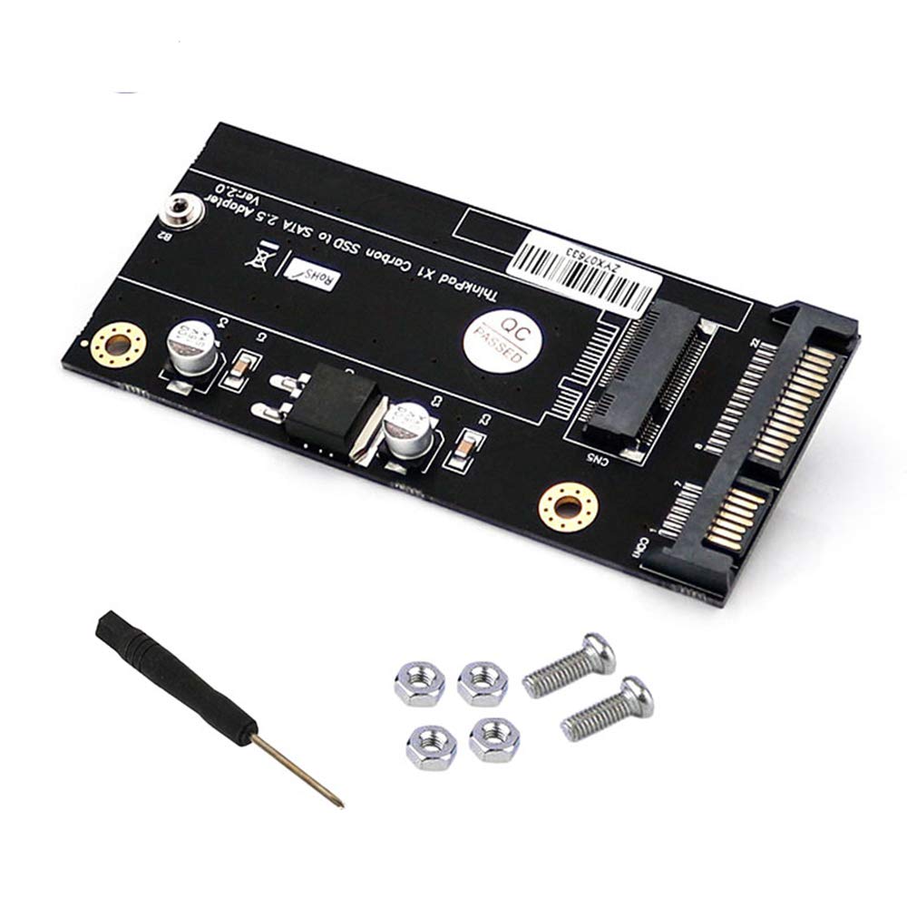 HLT X 1 Carbon 20+6 Pin SSD to SATA 2.5 Adapter for Thinkpad Lenovo
