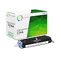 TCT 124A Cyan Toner Cartridge - Compatible Replacement for HP 124A Q6001A Works with HP Color LaserJet 2600N 1600 2605N, CM1015 MFP CM1017 Printers
