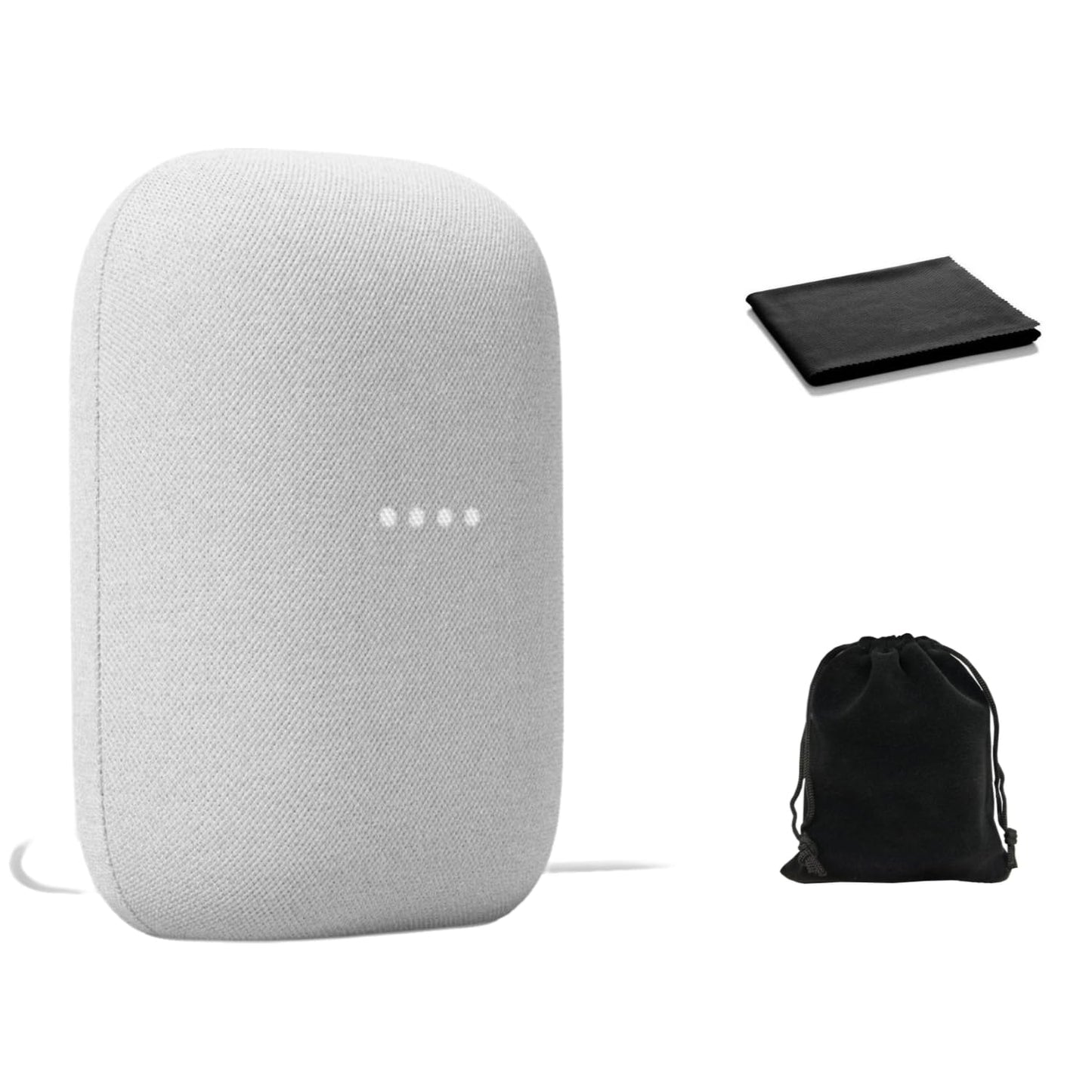 Google Audio Bluetooth Speaker - Wireless Music Streaming, Powerful Sound, Assistant Built-in, Wi-Fi and Bluetooth Connectivity, Smart Home Control