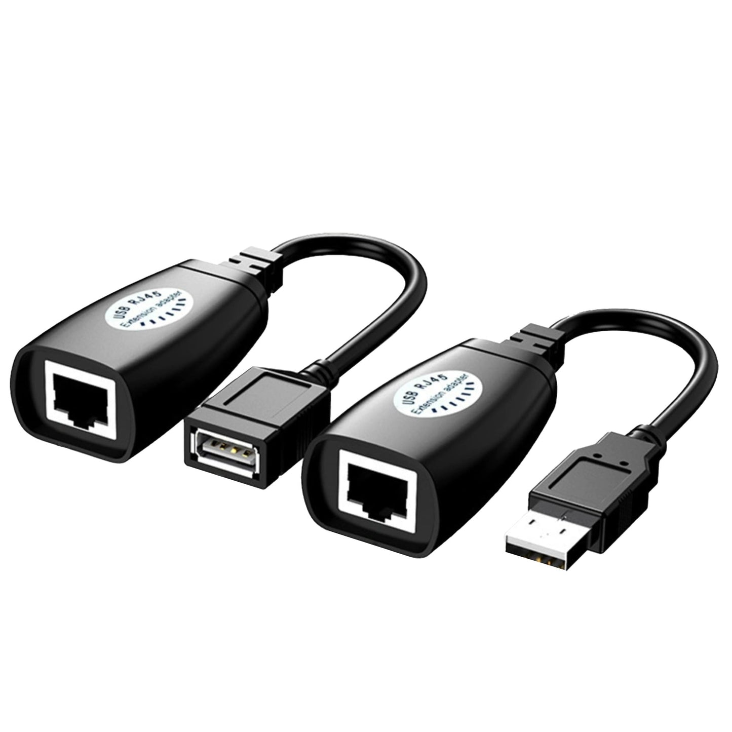 SolUptanisu USB Network Adapter USB 2.0 to RJ45 Ethernet Extension Extender Network Adapter Cable Wired LAN Compatible with Keyboard Use with USB