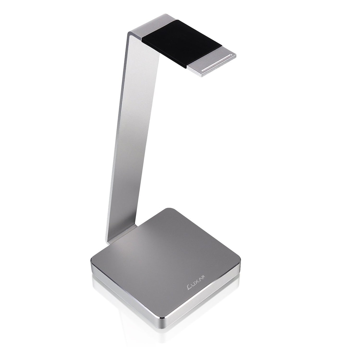 LUXA2 E-One Silver Solid-Metal Aluminum Universal Gaming Headphone Stand/Hanger/Holder for Beats, Senheiser, Sony, Bose, Philips, Audio-Technica…