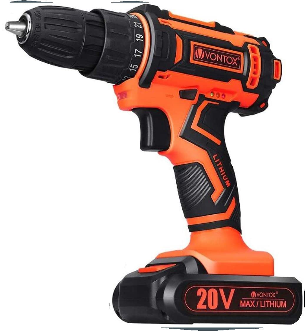 T POWER 21V Charger for Comoware 20V Cordless Drill Garden Joy Electric Power Drill V Vontox Drill Driver & WorkPro 20V Model: W004532A