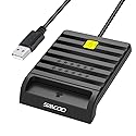 Saicoo® DOD Military USB Common Access CAC Smart Card Reader, Compatible with Mac OS, Win (Support VA PIV Card)