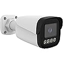 GW Security 4K 8MP TAA & NDAA Compliant Two-Way Audio Full Color Day & Night Outdoor Indoor Face Recognition PoE IP Weatherproof Bullet Security