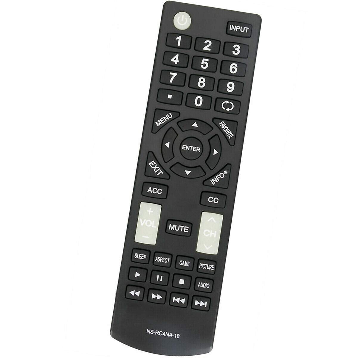 NS-32D220NA18 Remote for Insignia TV NS-32D220NA18 NS-24D310NA17 NS-24D310MX17 NS-22D420NA18