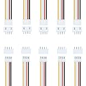 10Pairs JST-XH 2.54mm 4Pin Header Connector Kit with Male and Female Connectors Adapter 200mm 26AWG Flat Wire Cable Compatible with JST XH Plug