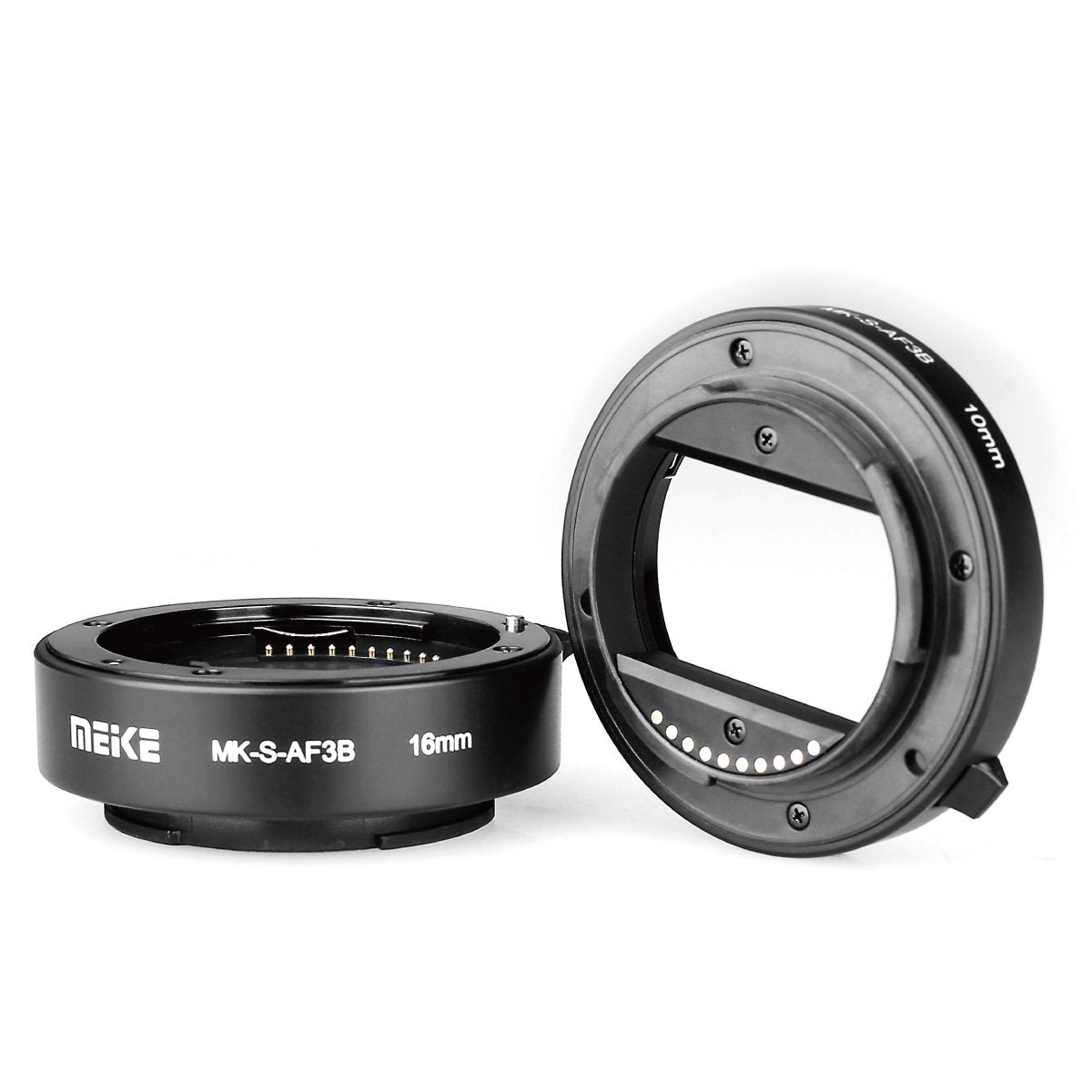 Meike MK-S-AF3B Auto Focus Extension Tube 10mm 16mm for Sony A7 A7M2 NEX 3 NEX 5 NEX 6 A6600 A5000 A6000 A6100 A6300 A6400 A6500 A9