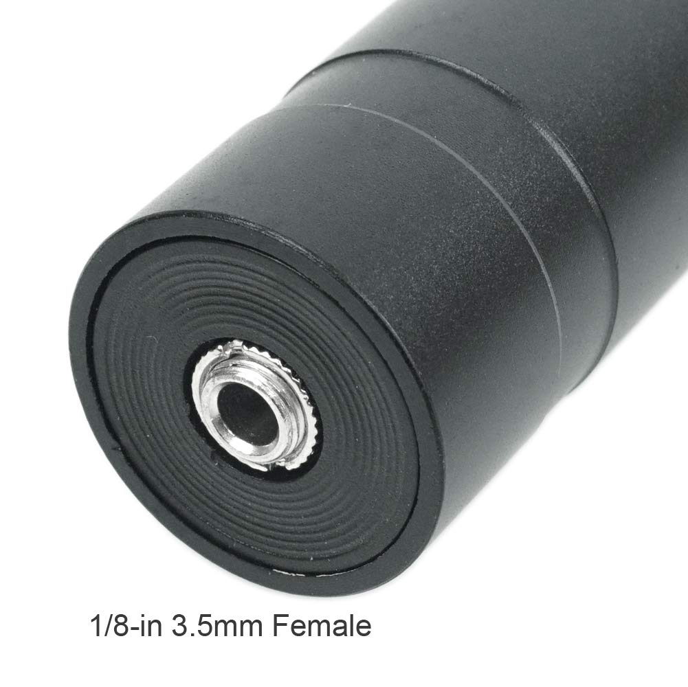 CamDesign 1/4-Inch 6.35mm Mono Male to 1/8-Inch 3.5mm Female Audio Adapter Connector Converter for Microphone Amplifier Sound Console Sound Pickup