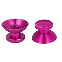 OSTENT 2 x Metal Analog Joystick Thumbstick Cap Cover for PS4 Xbox One Controller - Color Rose Red