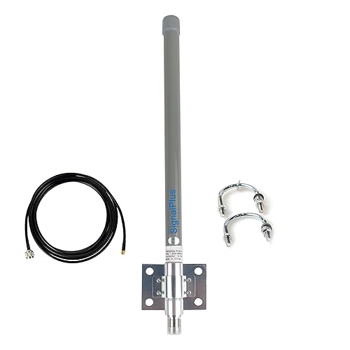 Meshtastic Lora 915mhz Antenna 5.8dBi Outdoor Omni Helium Antenna 915MHz 15.7inch+3Meters RG58 Cable for Meshtastic/Lora Gateway