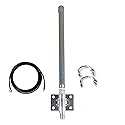 Meshtastic Lora 915mhz Antenna 5.8dBi Outdoor Omni Helium Antenna 915MHz 15.7inch+3Meters RG58 Cable for Meshtastic/Lora Gateway