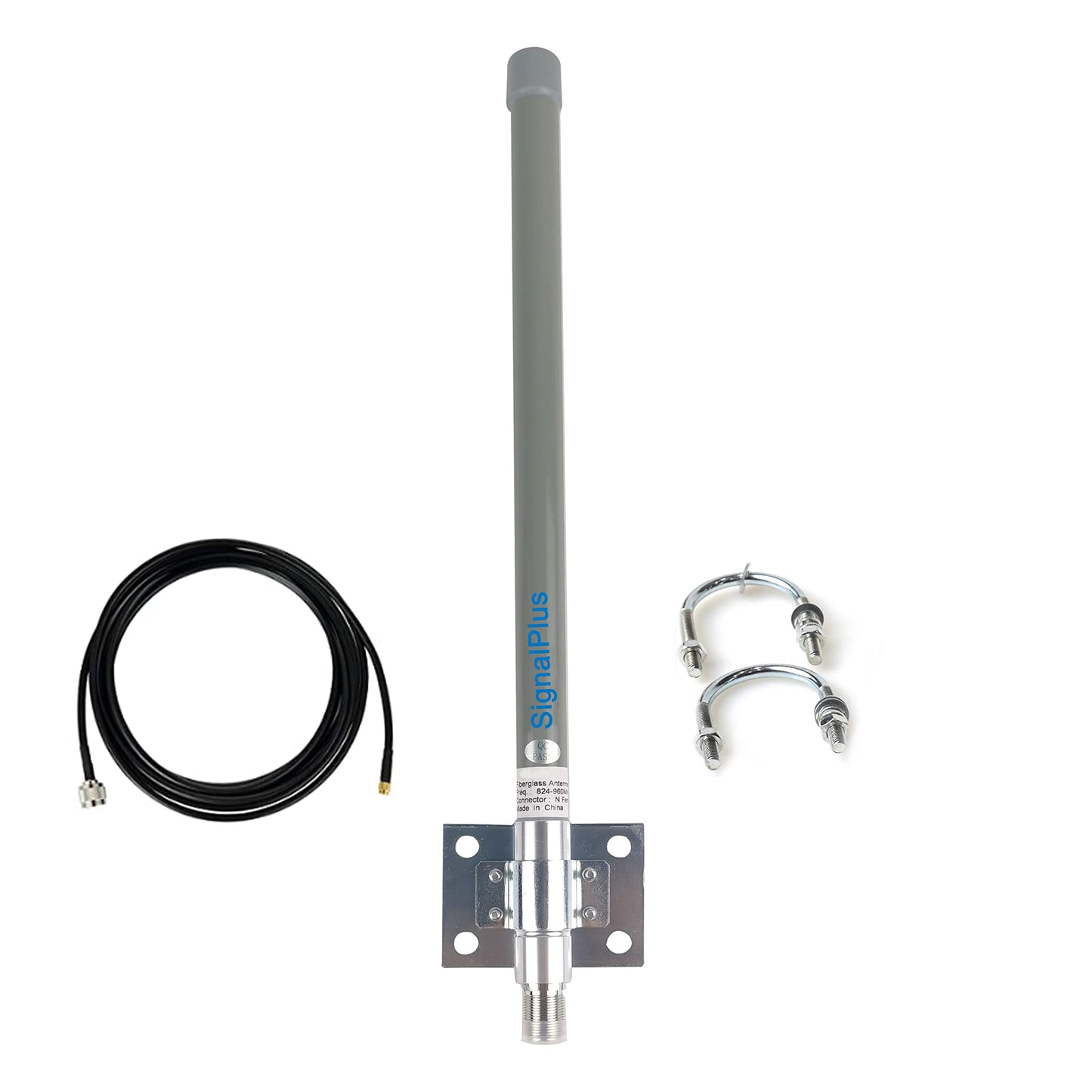 Meshtastic Lora 915mhz Antenna 5.8dBi Outdoor Omni Helium Antenna 915MHz 15.7inch+3Meters RG58 Cable for Meshtastic/Lora Gateway