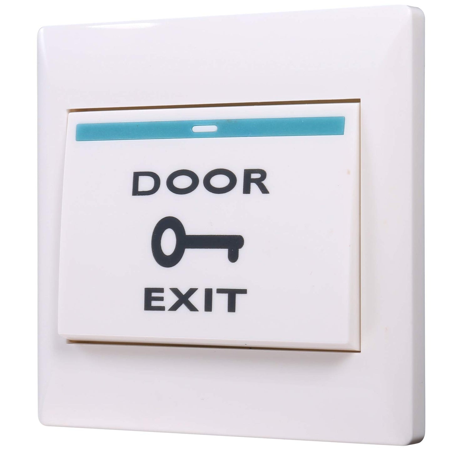 UHPPOTE Push to Exit Button Square Rocker Switch - Flush-Mounted for Door Access Control System
