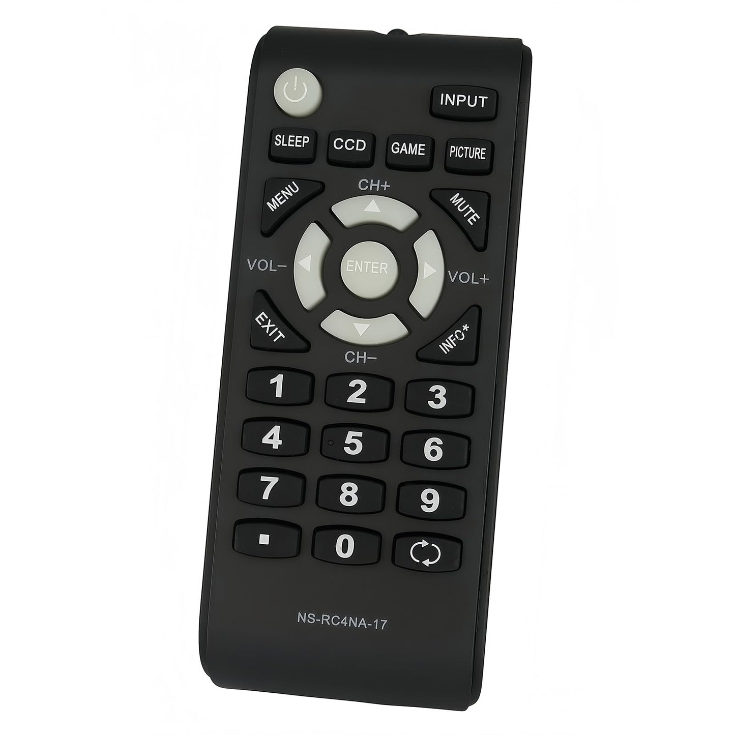Replacement Remote Control Compatible for Insignia TV NS-48D510NA17 NS-32D311NA17 NS-24D510MX17 NS-32D310NA17 NS-40D510MX17 NS-24D510MX17