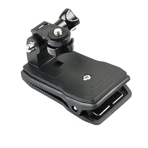 360 Degree Rotary Backpack Hat Rec-Mounts Clip Fast Clamp Mount for GoPro Hero 2 3 3+ Sony action cam HDR-AS200V AS100V AS30V AS20V AZ1 FDR-X1000VR