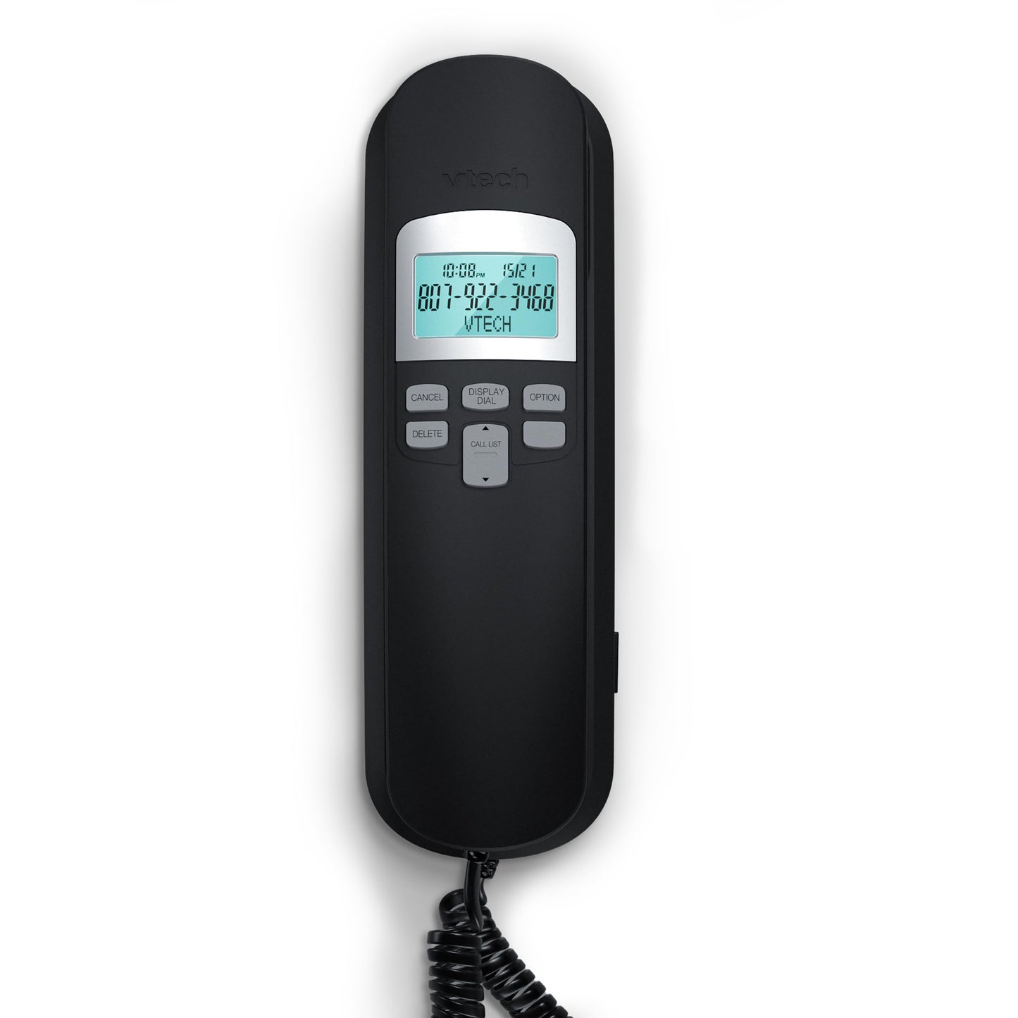 VTech CD1113 Corded Phone for Home Office - Easy-to-Use Telephone with Caller ID/Call Waiting, 13 Speed Dial Keys, No AC Power Required, Flash, Volume