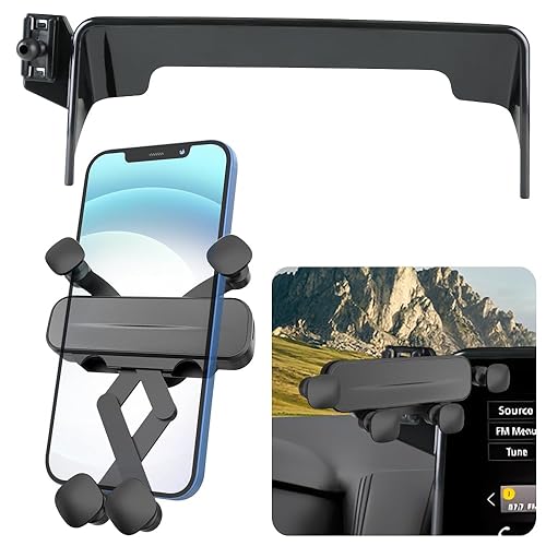 LUNQIN Car Phone Holder Mount for Nissan Armada 2021 2022 2023 2024,Infiniti QX80 2022 2023 2024 Auto Accessories Navigation Screen Bracket Interior