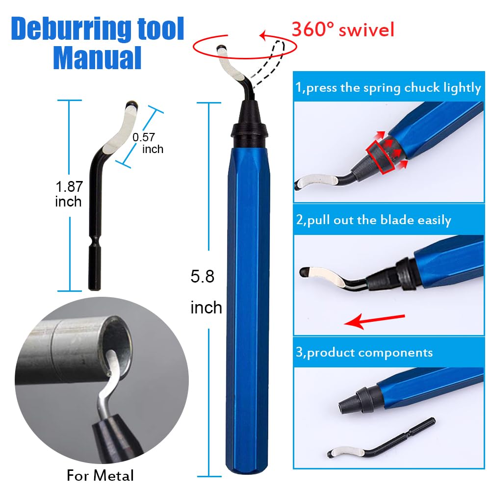 3D Printing Tools Kit,3D Printer Accessories, 3-Speed USB Rotary Tool with Bits & Deburring Tool for 3D Printing Burr, 3D Printer Model,Resin Model