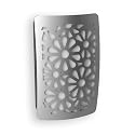 Westek NL-DPFL-N Floral Decoplug Night Light, Satin Nickel