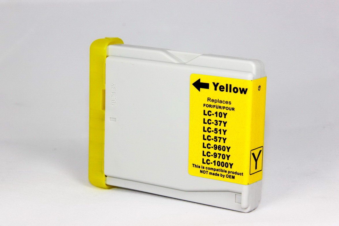Generic Compatible Ink Cartridge Replacement for Brother LC51 ( Yellow , 1-Pack )