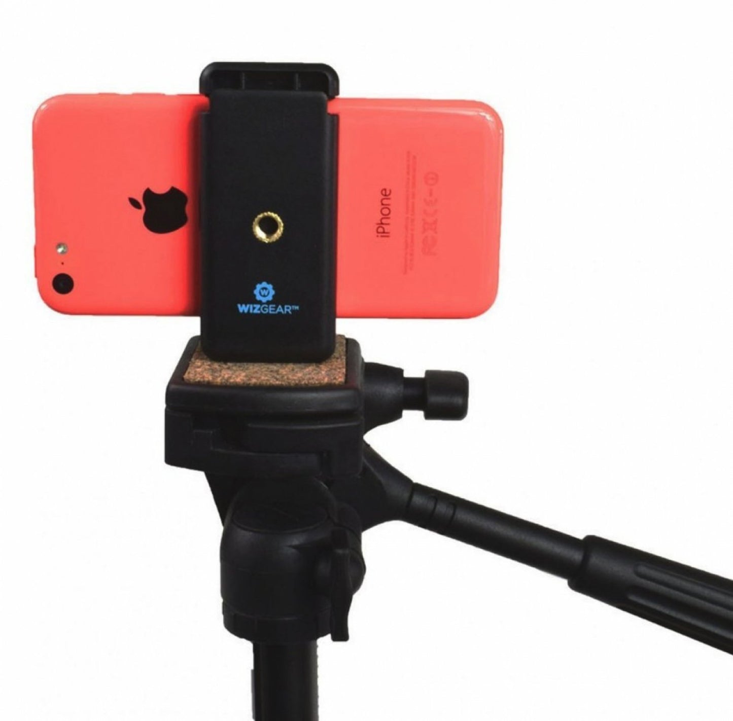 WizGear Cell Phone Tripod Adapter, Universal Smartphone Holder Tripod Adapter for Smaller Smartphones As iPhone 6 5 5c 5S Samsung Galaxy S3 S4 Nexus 5