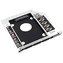 2nd SATA HDD SSD Hard Drive DVD CD ROM Optical SuperDrive Caddy Tray Frame for Unibody MacBook / MacBook Pro 13 15 17 Early mid Late 2008 2009 2010