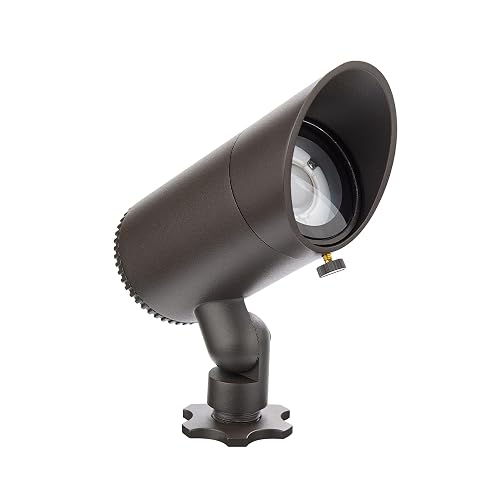 WAC Landscape Lighting, LED 12V Basic Accent Light 6W with Adjustable Beam Angle 3000K in Bronze