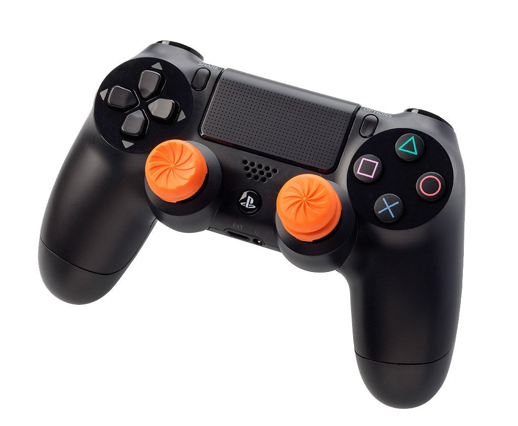 KontrolFreek FPS Freek Vortex for PlayStation 4 (PS4) and PlayStation 5 (PS5) Controller | Performance Thumbsticks | 1 High-Rise Convex, 1 Mid-Rise