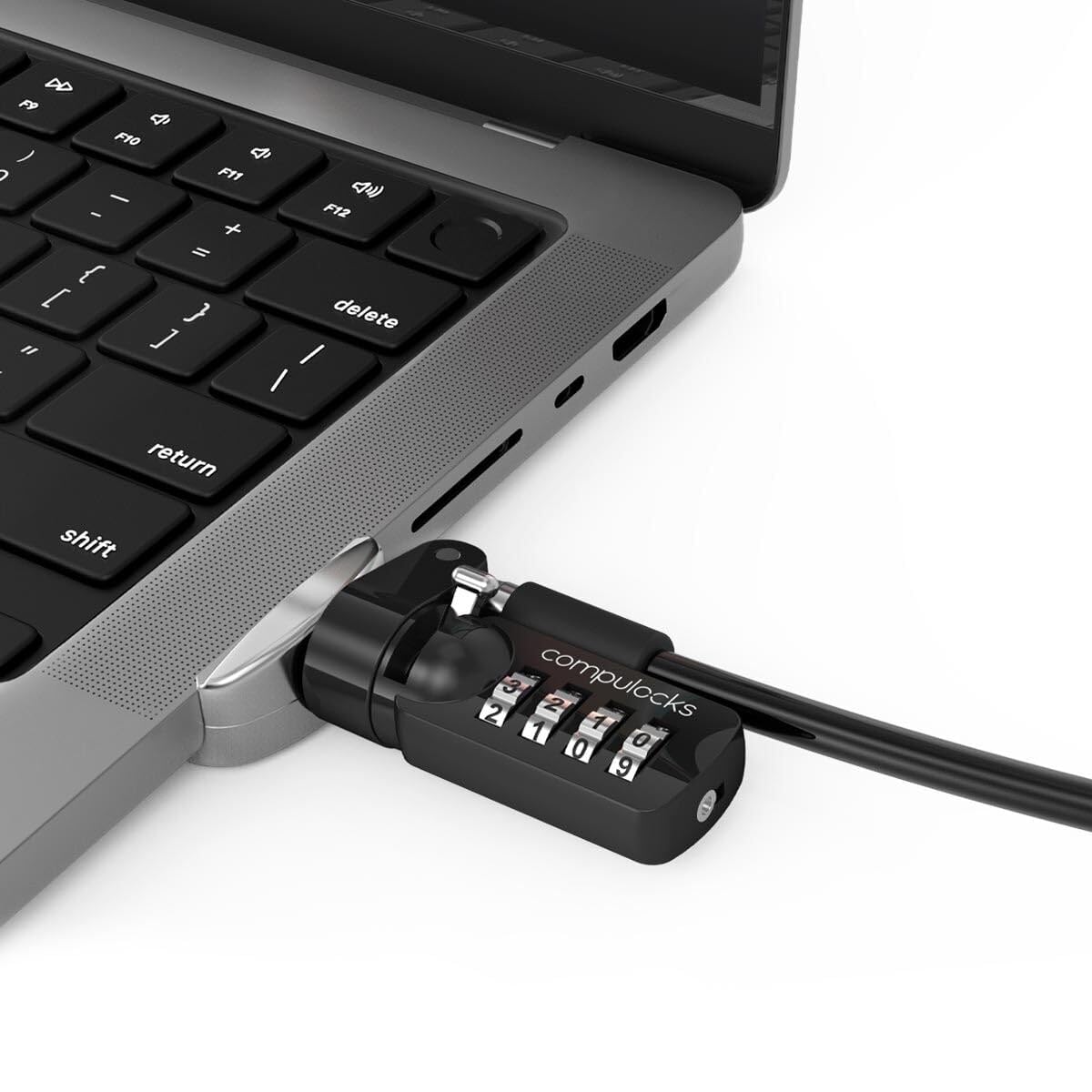 Compulocks Ledge Adapter for MacBook Pro 14-inch (M1/M2/M3/M4/M5) with Combination Cable Lock