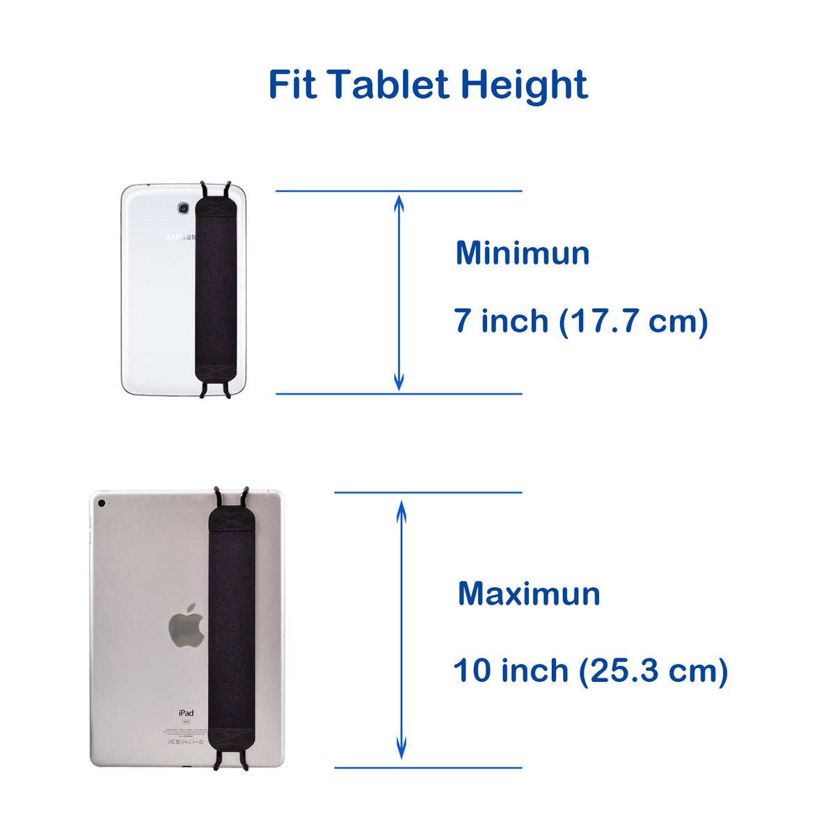 TFY Security Hand Strap Holder for 6" E-Readers Anti-Drop Secure Grip