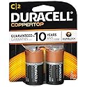 Duracell Coppertop C Batteries, 2ct, 2pk