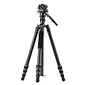 Vanguard Vesta GO 234CV10 Carbon Fiber Travel Tripod with Compact VEO PV-10 Counterbalancing Spring Assist Video Head