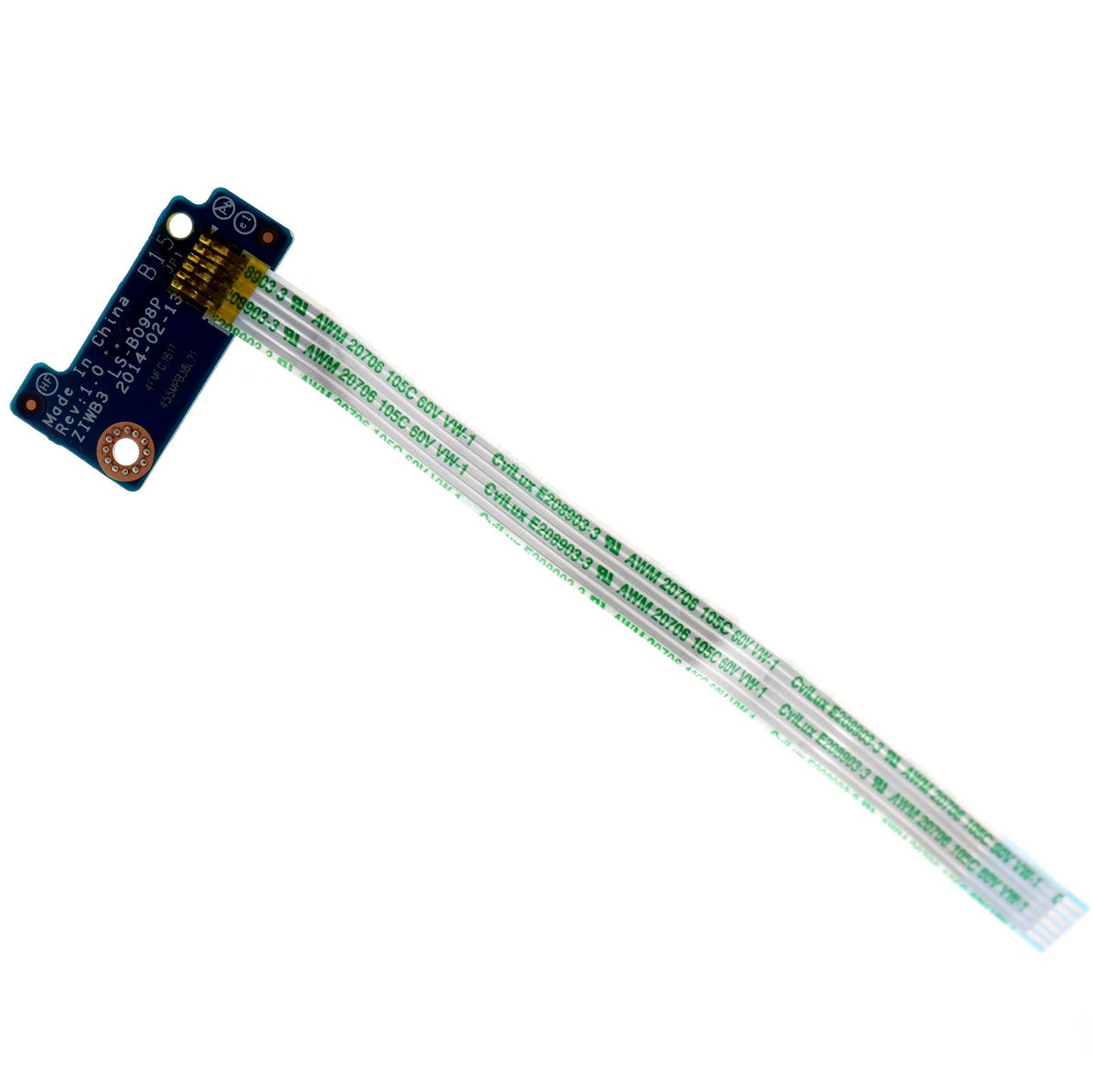 Deal4GO ON Off Power Switch Button Board w/Cable Replacement for Lenovo N50 B50-30 B51-30 B50-45 B50-70 B50-80 B55-80 E50-80 NBX0001KR00 LS-B098P
